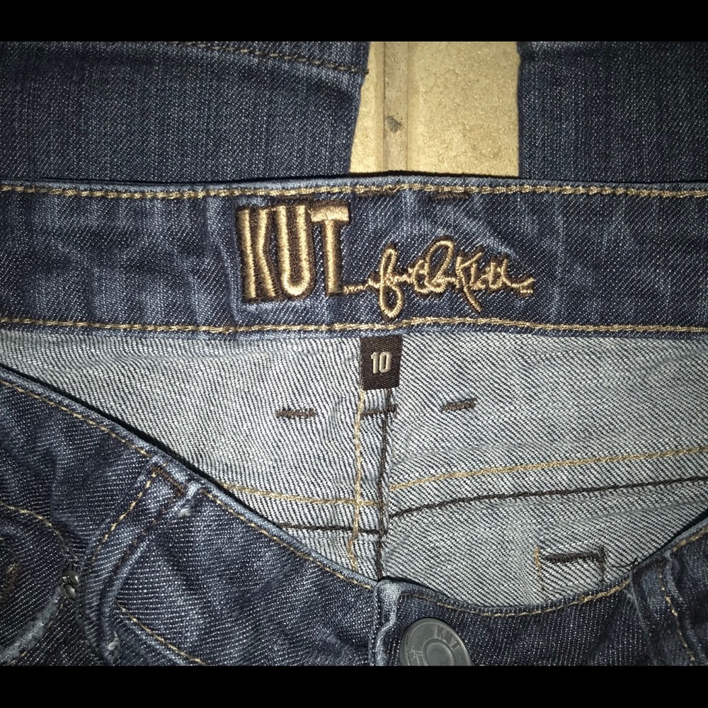 Kut from the Kloth Women's Boot Cut Jeans - Dark Blue - Picture 3 of 6